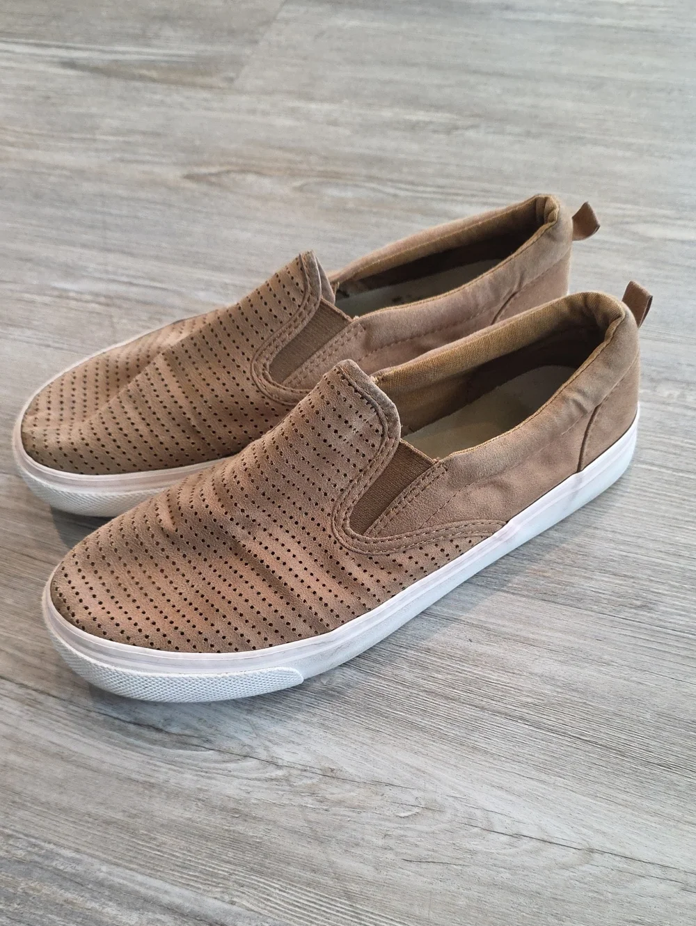 Old Navy Suede Slip On Shoes